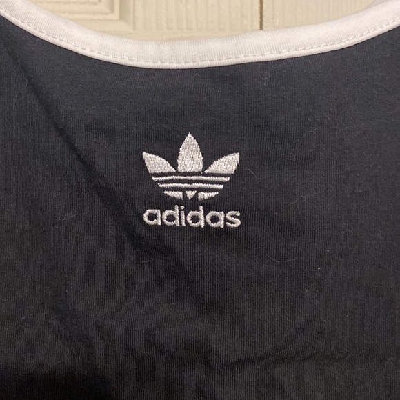 Black Adidas Crop Top - Picture 2 of 4